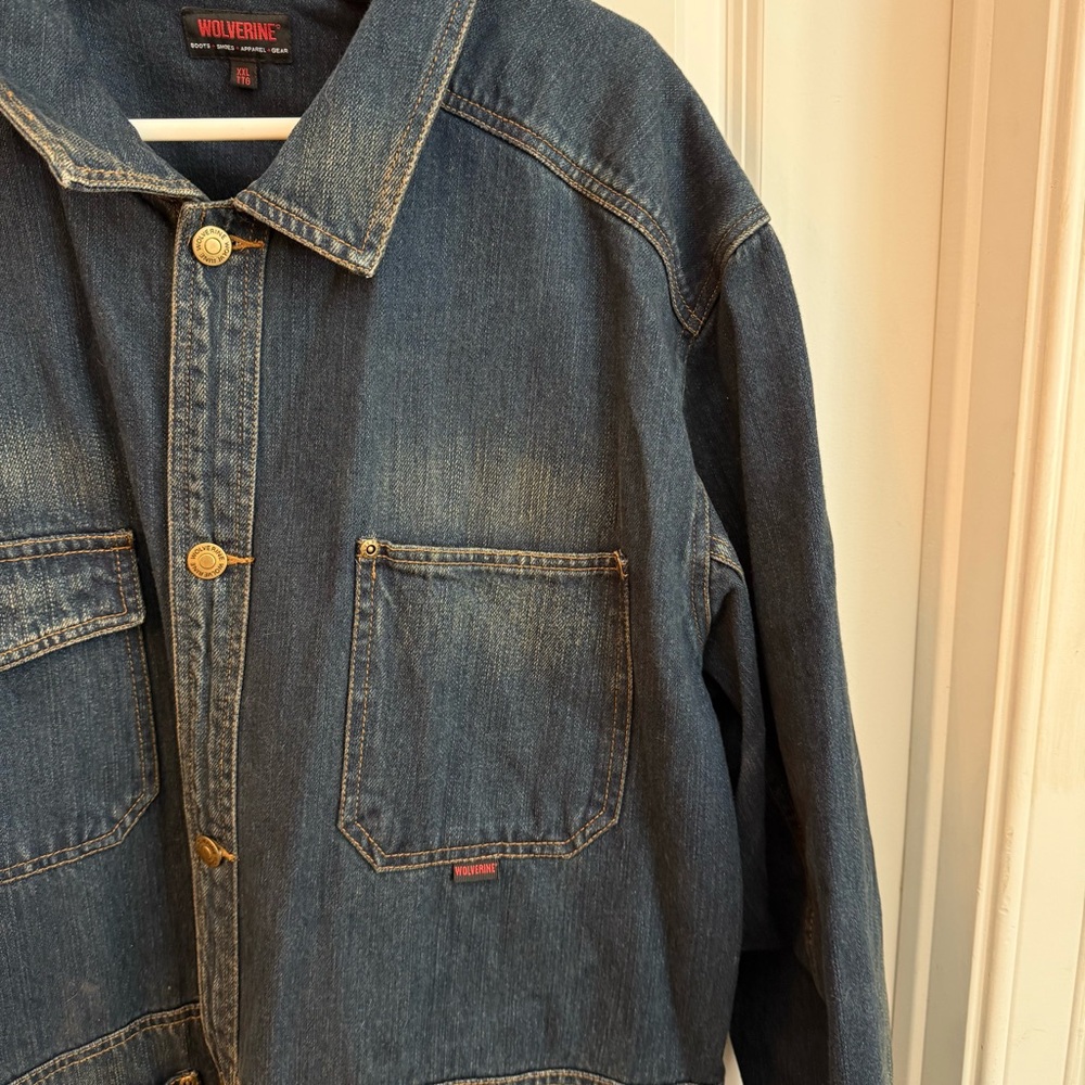 Wolverine Dark Blue Denim Jacket - image 3